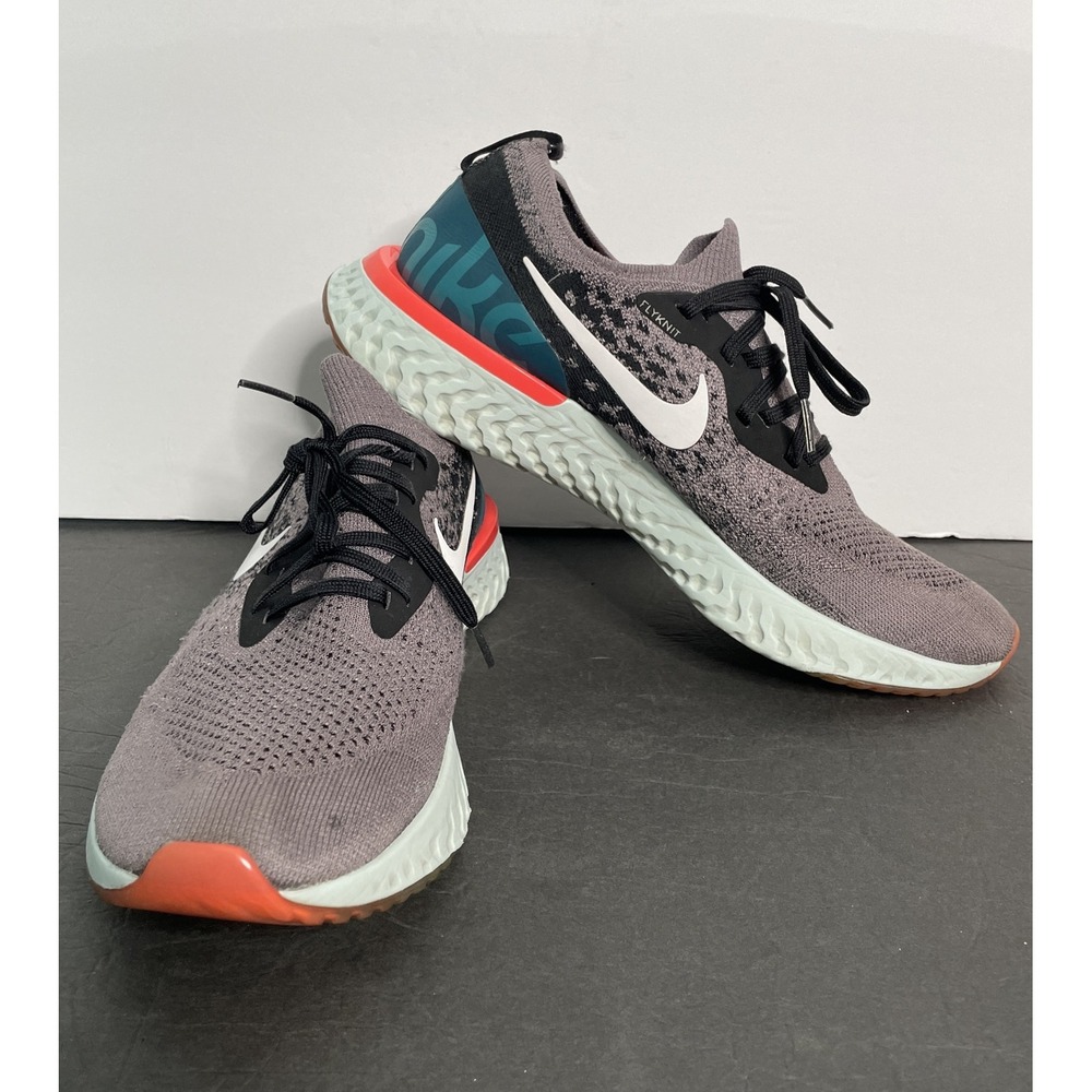 Nike Epic React Flyknit Gunsmoke Gray Running Shoes AQ0067-010 2018 Mens 11 US